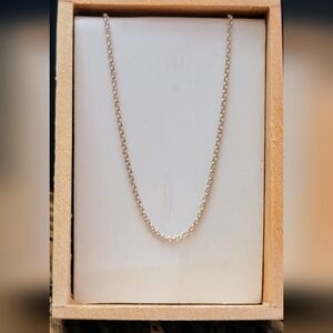 18" Sterling Silver necklace